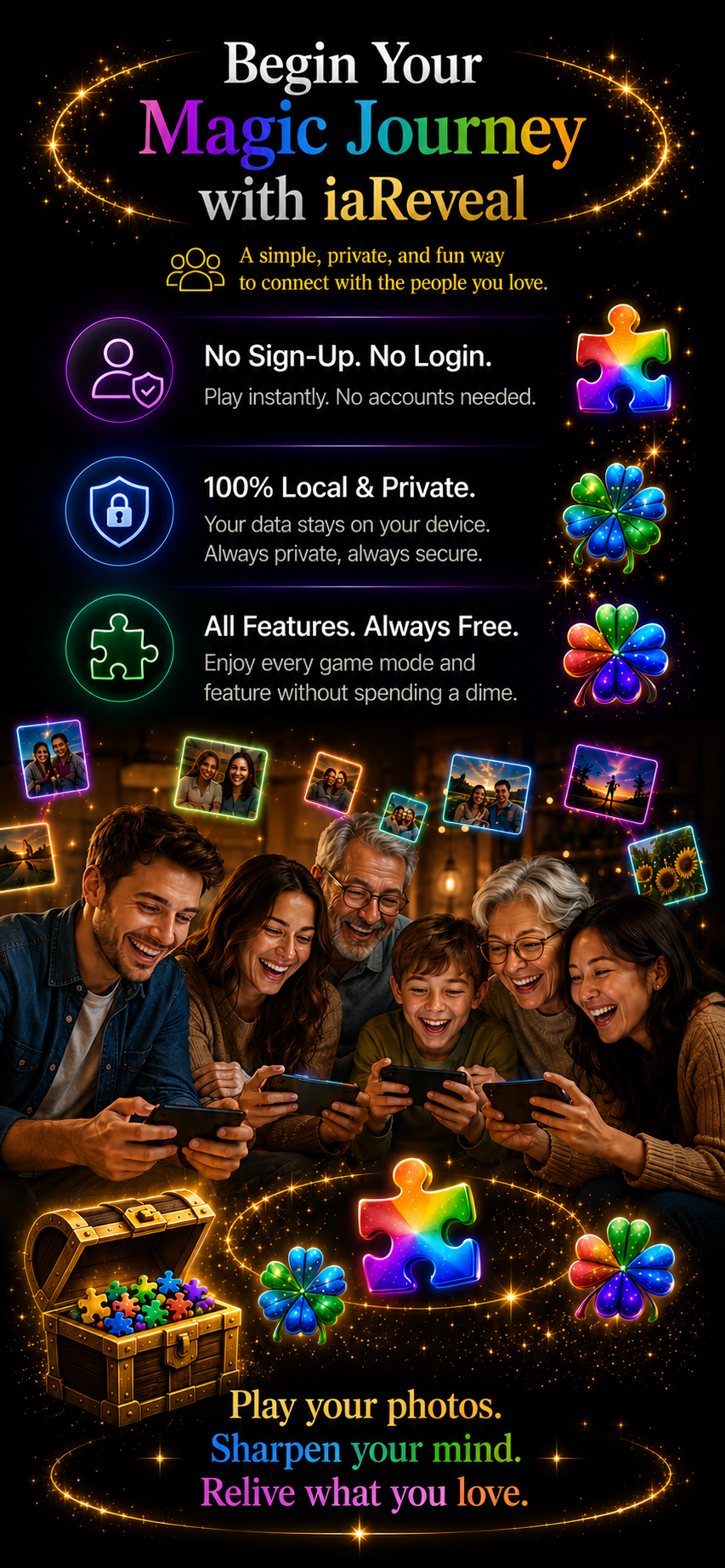 iaReveal privacy and family play